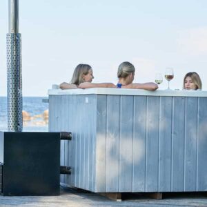 bilde 10 utendoers jacuzzi quattro for 8 pers inkludert boble-og hydromassasjesystem