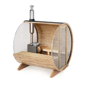 bilde 1 2-2.3m glass badstu for 4 pers