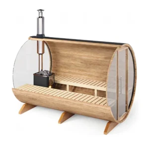 bilde 1 3m glass badstu for 6 pers