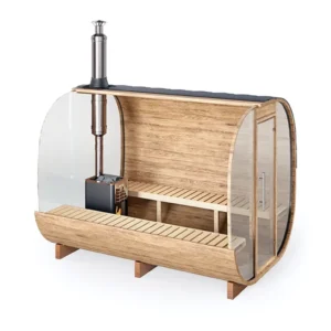 bilde 1 3m kube glass badstu for 6 pers